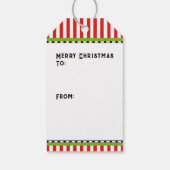 Grappig Kerstmis Cadeaulabel (Achterkant)