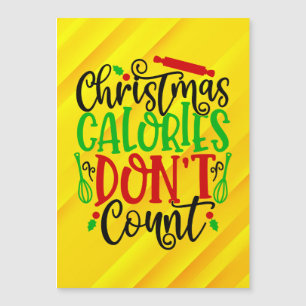 Grappig Kerstmis Calorieën Tellen Niet Ontwerp