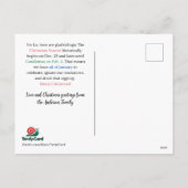 Grappig Kerstmis Familie Retro Uitstel Feestdagenkaart (Achterkant)