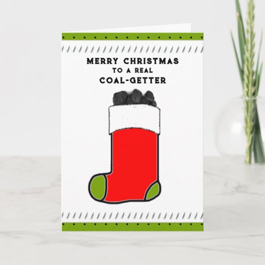 Grappig Kerstmis Feestdagen Kaart (Voorkant)