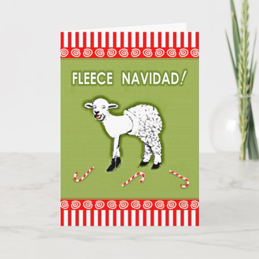 Grappig Kerstmis Feestdagen Kaart (Voorkant)