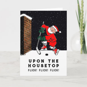 Grappig Kerstmis Feestdagen Kaart