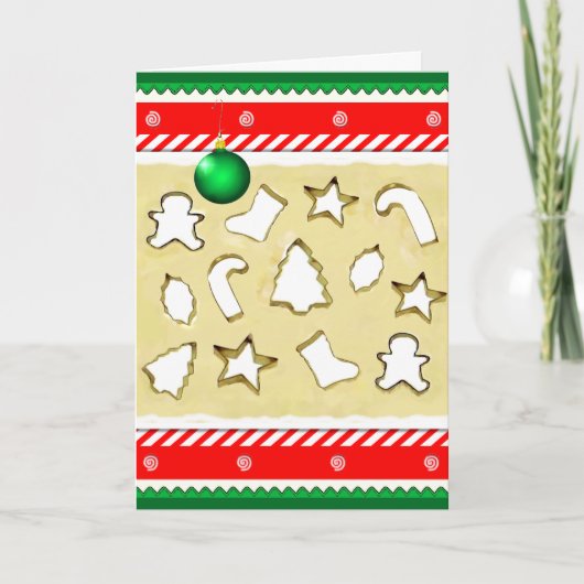 Grappig Kerstmis Feestdagen Kaart (Voorkant)