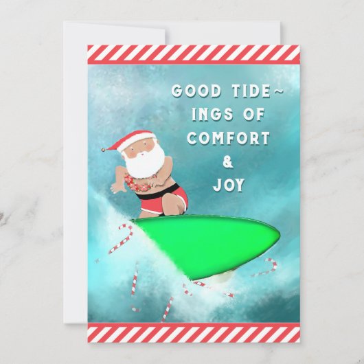 Grappig Kerstmis Feestdagenkaart (Voorkant)