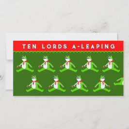 Grappig Kerstmis Feestdagenkaart