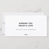 Grappig Kerstmis Feestdagenkaart (Achterkant)