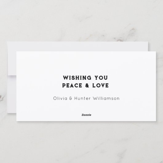 Grappig Kerstmis Feestdagenkaart (Achterkant)