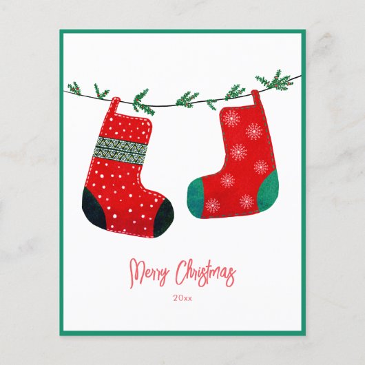 Grappig Kerstmis Game Secret Santa Aanmelden Blad (Achterkant)