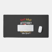 Grappig Kerstmis Hond Attitude Vakantie Bureaumat (Keyboard & Muis)