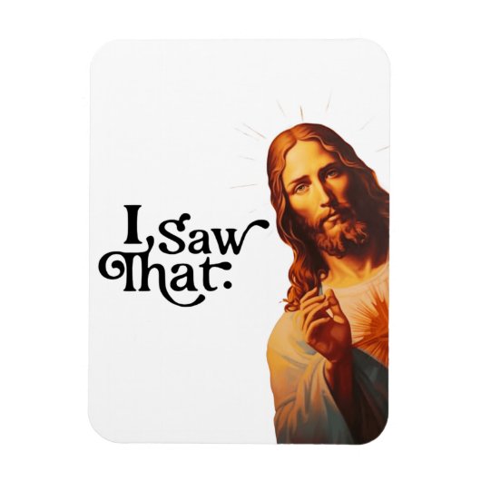 Grappig Kerstmis, ik zag dat Jezus, ik zag dat Magneet (Verticaal)