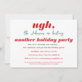 Grappig Kerstmis in Juli Theme Holiday Party Kaart (Voorkant)