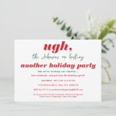 Grappig Kerstmis in Juli Theme Holiday Party Kaart (Staand voorkant)