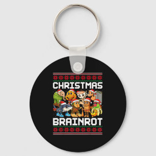 Grappig Kerstmis Italiaans Brein Rot Voor Mannen V Sleutelhanger