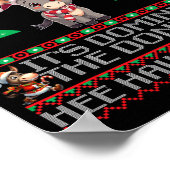 Grappig Kerstmis Italiaanse Kerst Ezel Dominic T Poster (Hoek)