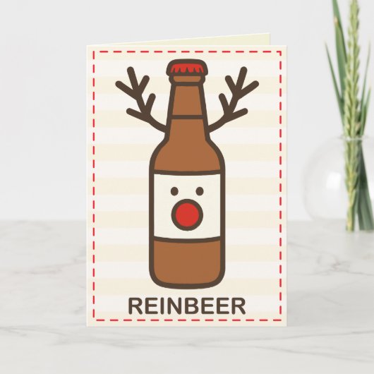 Grappig Kerstmis Kaart (Voorkant)