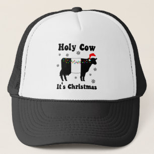 Grappig Kerstmis Koe Belted Galloway Beltie Cadeau Trucker Pet