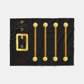 Grappig Kerstmis met Notenkraker Kostuum  Fleece Deken (Voorkant (Horizontaal))