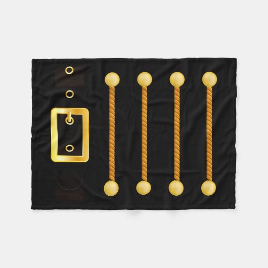 Grappig Kerstmis met Notenkraker Kostuum Fleece Deken (Voorkant (Horizontaal))