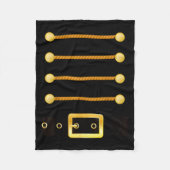 Grappig Kerstmis met Notenkraker Kostuum Fleece Deken (Voorkant)