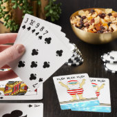Grappig Kerstmis Pokerkaarten (Insitu)