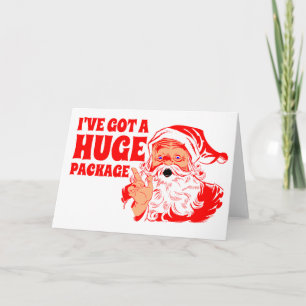 Grappig Kerstmis, Reusachtig Pakket Feestdagen Kaart