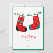 Grappig Kerstmis Spel Geheim Kerstman Vragenlijst Feestdagenkaart (Achterkant)