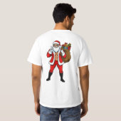 Grappig Kerstmis T-shirt (Achterkant volledig)