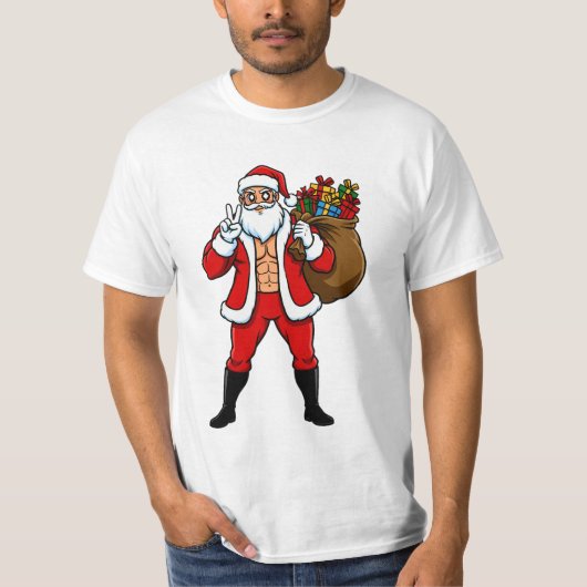 Grappig Kerstmis T-shirt (Voorkant)