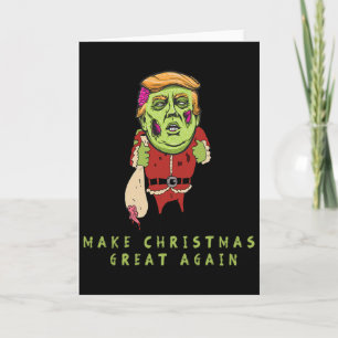 Grappig Kerstmis Trump Maak X-mas Groter Dan Toch Kaart