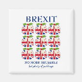 Grappig | Kerstmis | UNION JACK | BREXIT Magneet (Voorkant)