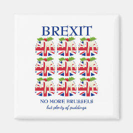 Grappig | Kerstmis | UNION JACK | BREXIT Magneet