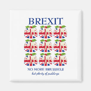 Grappig   Kerstmis   UNION JACK   BREXIT Magneet