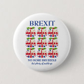 Grappig | Kerstmis | UNION JACK | BREXIT Ronde Button 5,7 Cm (Voorkant)