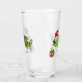 Grappig kerstmis Vist de Cartoon van de visklauw Glas (Rechts)