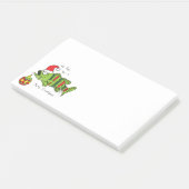 Grappig kerstmis Vist de Cartoon van de visklauw Post-it® Notes (Schuin)