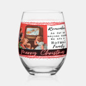 Grappig Kerstmis Wijn Glas Retro Beste Vriendin No (Voorkant)