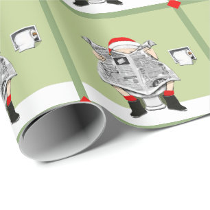 Grappig Kerstmis Witte Olifant Cadeau Cadeaupapier