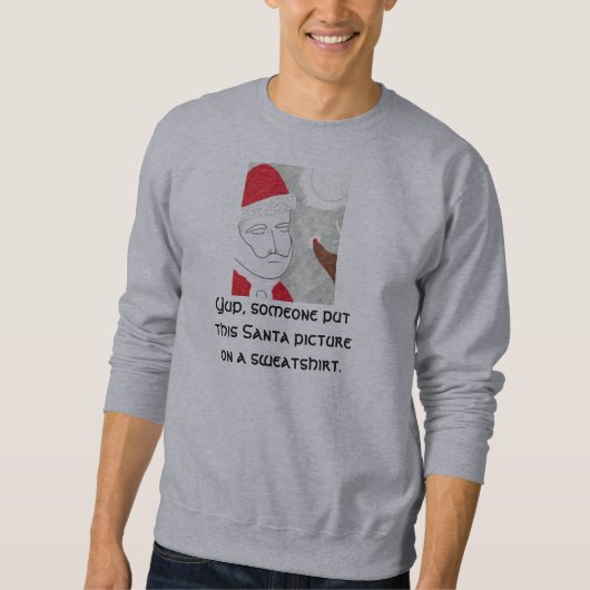 Grappig Kerstmissweatshirt Trui (Voorkant)