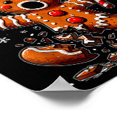 Grappig kerstontbijtman Oh Snap Outfit Paj Poster (Hoek)