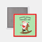 Grappig kerstpaard magneet (Voorkant / Achterkant)