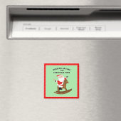 Grappig Kerstpaard Magneet (Insitu (Vaatwasser))