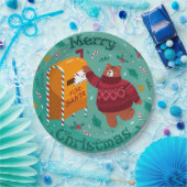 Grappig kerstpapier Bord (Feest)