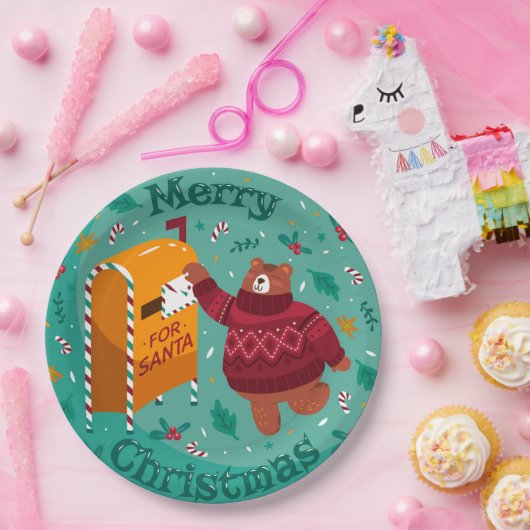 Grappig kerstpapier Bord (Feest)