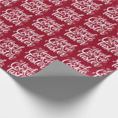 Grappig kerstpapier cadeaupapier (Hoek)