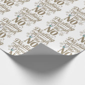 Grappig kerstpapier cadeaupapier (Hoek)