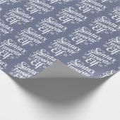 Grappig kerstpapier cadeaupapier (Hoek)