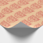 Grappig kerstpapier cadeaupapier (Hoek)