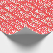 Grappig kerstpapier cadeaupapier (Hoek)