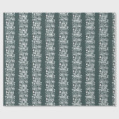 Grappig kerstpapier cadeaupapier (Vlak)