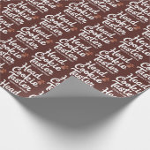 Grappig kerstpapier cadeaupapier (Hoek)